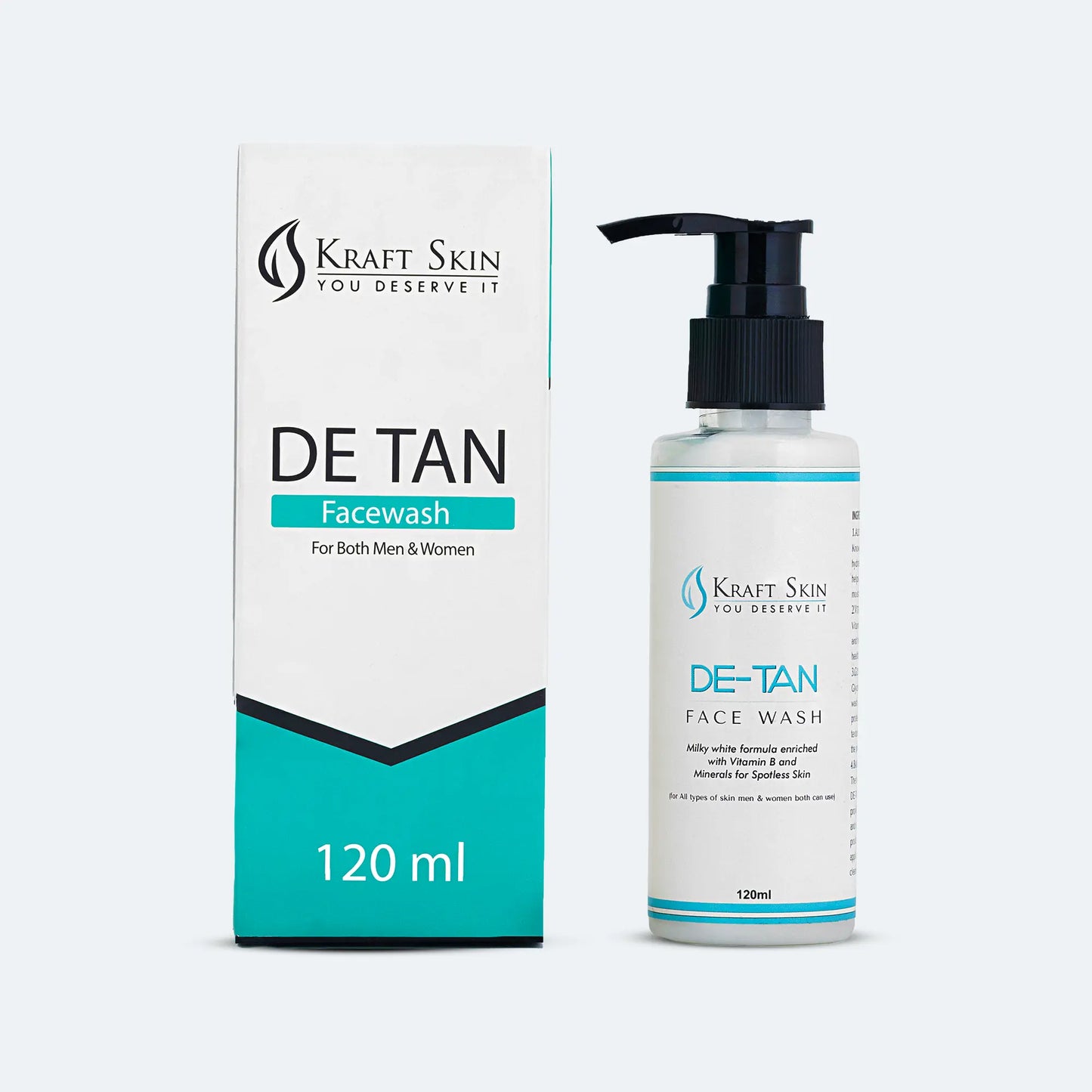 DE-TAN FACE WASH FOR SKIN GLOW & TAN REMOVAL