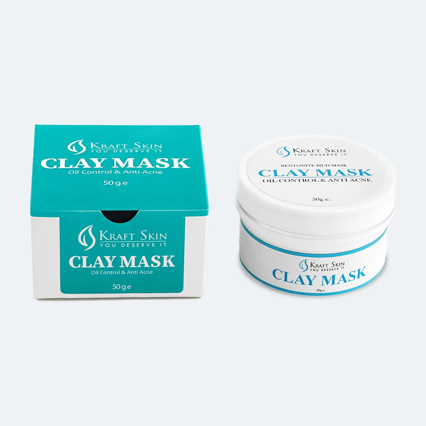 KRAFTSKIN BENTONITE CLAY MASK - OIL CONTROL ANTI ACNE